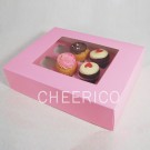 12 Pink Cupcake Window Box ($3.20/pc x 25 units)