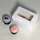 2 Window Mini Cupcake Box ($1.45/pc x 25 units)