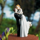 True Romance Couple Wedding Cake Topper 